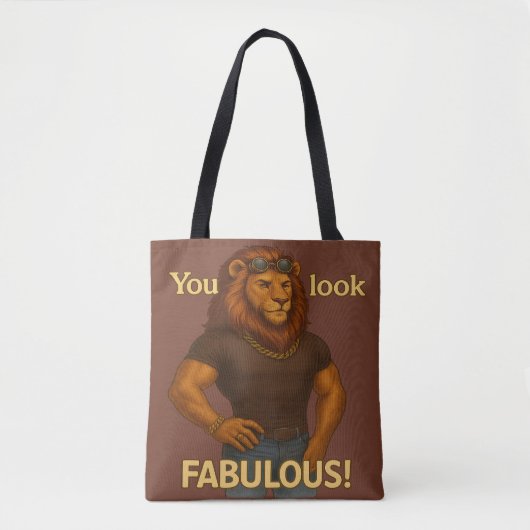 Cool King Lion – moeiteloos fantastisch Tote Bag (Voorkant)