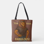 Cool King Lion – moeiteloos fantastisch Tote Bag (Achterkant)