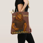 Cool King Lion – moeiteloos fantastisch Tote Bag (Dichtbij)
