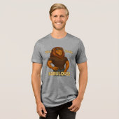 Cool King Lion – moeiteloos fantastisch Tri-Blend Shirt (Voorkant volledig)
