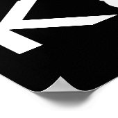 Cool King Typography Chess Player Poster (Hoek)