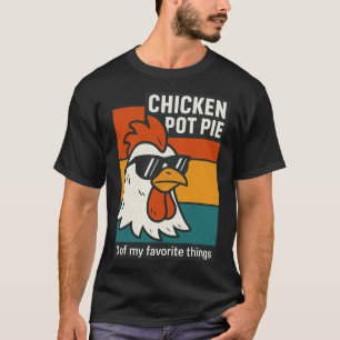 Cool Kip Pot Pastei Grappige Retro Humor T-shirt