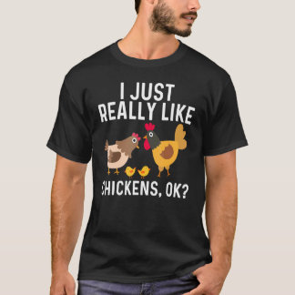 Cool Kip Voor Mannen Vrouwen Haan Hen Kippen Pluim T-shirt
