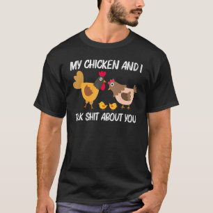Cool Kip Voor Mannen Vrouwen Haan Hen Kuikens Plui T-shirt