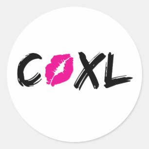 Cool Kiss X Sticker – Unieke en trendy vinylsticke