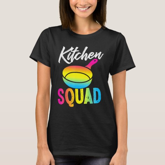 Cool Kitchen Squad - Pansexual Color Pan Cuisine T-shirt (Voorkant)