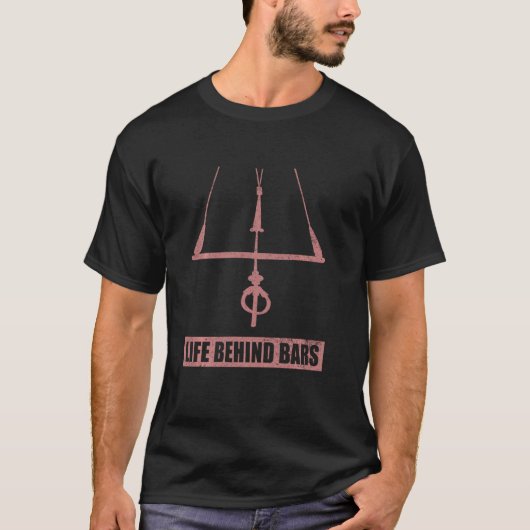 Cool Kiteboarding Kitesurfing Funny Life Behind B T-shirt (Voorkant)