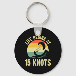 Cool Kitesurfen Kunst Voor Mannen Vrouwen Kite Sur Sleutelhanger