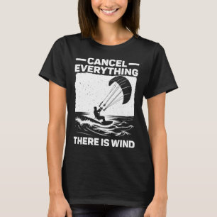 Cool Kitesurfen Kunst Voor Mannen Vrouwen Kite Sur T-shirt
