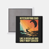 Cool Kitesurfen Kunst voor Vader Mannen Kiteboarde Magneet (Voorkant / Achterkant)