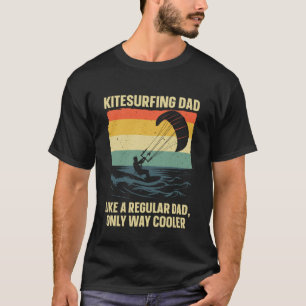 Cool Kitesurfen Kunst voor Vader Mannen Kiteboarde T-shirt