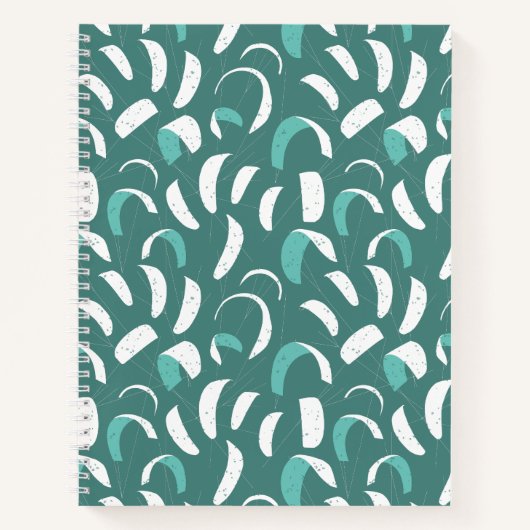 Cool Kitesurfing Afdrukken Grafisch Notitieboek (Voorkant)