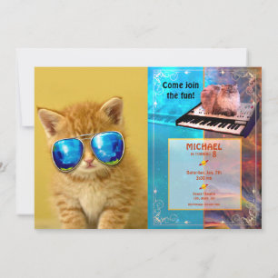 Cool Kitten in zonnebril Kaart