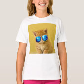 Cool Kitten in zonnebrillen T-shirt (Voorkant)