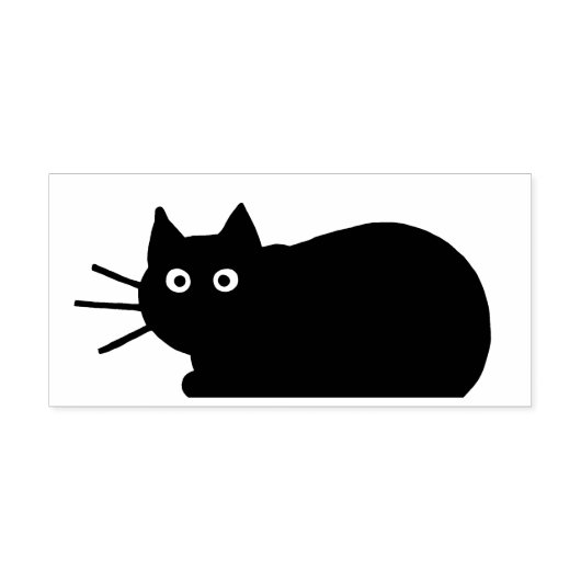 Cool Kitty Cat Fun Feline Lover's Rubber Stamp Rubberstempel (Afrduk)