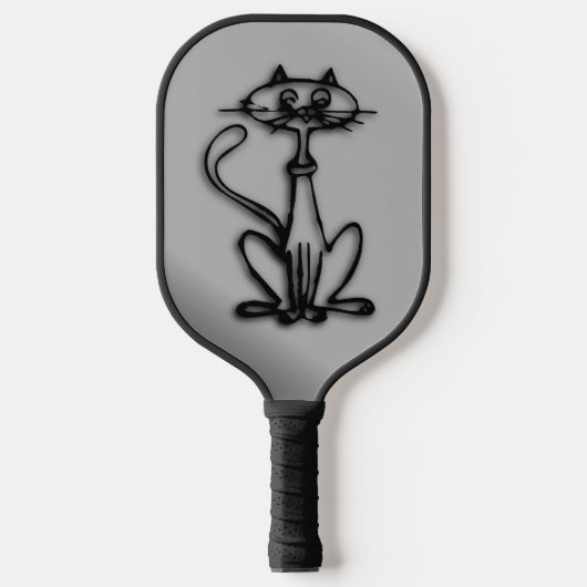 Cool Kitty Cat Pickleball Paddle (Voorkant)