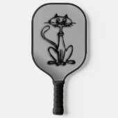 Cool Kitty Cat Pickleball Paddle (Achterkant)