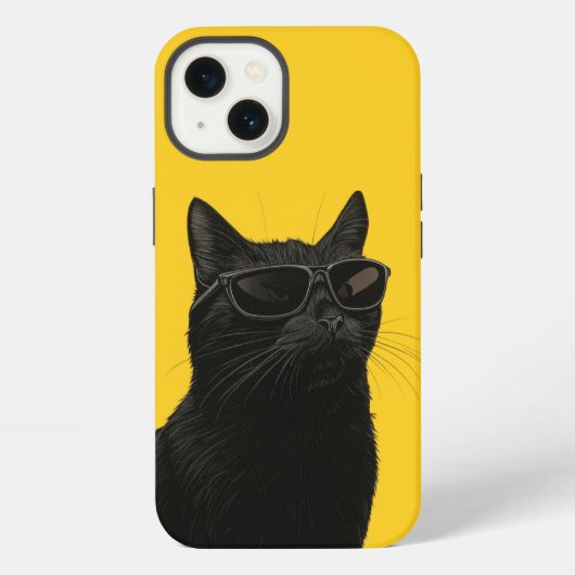 Cool Kitty iPhone Hoesje (Achterkant)