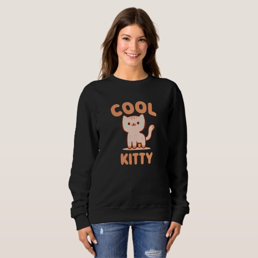 Cool Kitty Trui (Voorkant volledig)