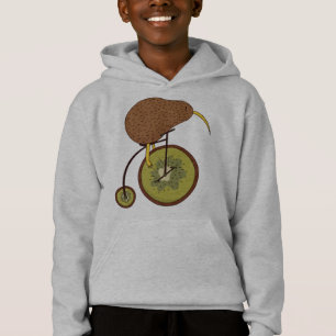 Cool Kiwi Bird on Kiwi Fruit Design