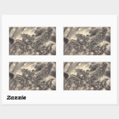 Cool klassiek  japans demon dragon tattoo rechthoekige sticker (Vel)