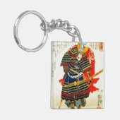 Cool klassiek oosterse japanese samurai art japan sleutelhanger (Voorkant Links)