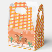 Cool kleine cowboy en paard Verjaardagsfeest Bedankdoosjes (Geopend)