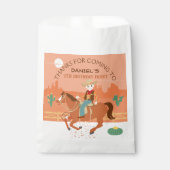 Cool kleine cowboy en paard Verjaardagsfeest Bedankzakje (Voorkant)