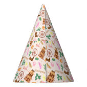 Cool kleine cowboy en paard Verjaardagsfeest Feesthoedjes (Achterkant)