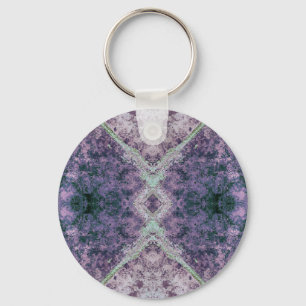 Cool Kleur Abstracte Patroon Sleutelhanger