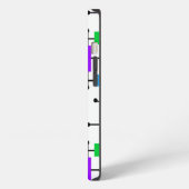 Cool Kleur Raster iPhone Hoesje (Linkerkant)