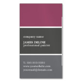 Cool Kleurenpalet Professionele schilder Magnetisch Visitekaartje (Voorkant Verticaal)