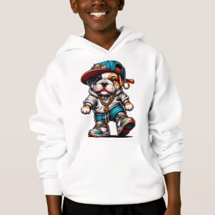 🐶 Cool Kleurrijk Bulldog Puppy Streetwear Design