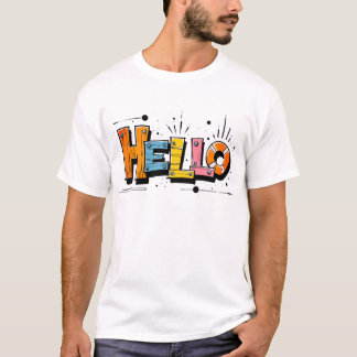 Cool kleurrijk t-shirt