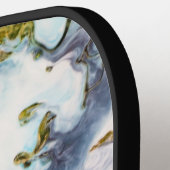 Cool & Kleurrijke Abstracte Kunst Pickleball Paddle (Links Detail)