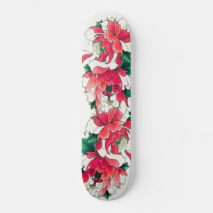 Cool Kleurrijke Bloemen Meisje Deck Skateboard