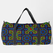 Cool Kleurrijke Funky Abstracte Dot Art Pattern Plunjezak (Voorkant)