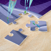 Cool & Kleurrijke Kinderen Cartoon Spaceman Legpuzzel (Zijkant)