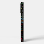 Cool kleurrijke naam gepersonaliseerd Case-Mate iPhone case (Achterkant / Links)
