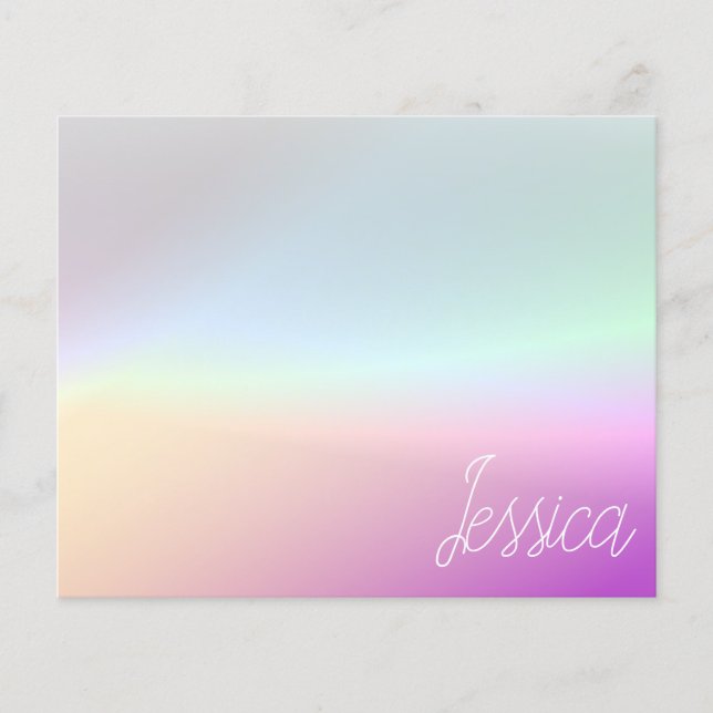 Cool Kleurrijke Ombre Gradients & Uw Script (Voorkant)