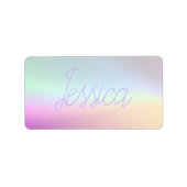 Cool Kleurrijke Ombre Gradients & Uw Script Etiket (Voorkant)