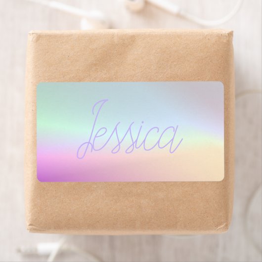 Cool Kleurrijke Ombre Gradients & Uw Script Etiket (Insitu)