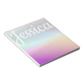 Cool Kleurrijke Ombre Gradients & Uw Script Notitieblok (Schuin)