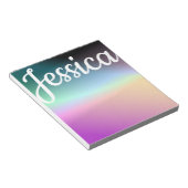 Cool Kleurrijke Ombre Gradients & Uw Script Notitieblok (Schuin)