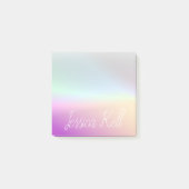 Cool Kleurrijke Ombre Gradients & Uw Script Post-it® Notes (Voorkant)
