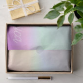 Cool Kleurrijke Ombre Gradients & Uw Script Tissuepapier (Geschenk)