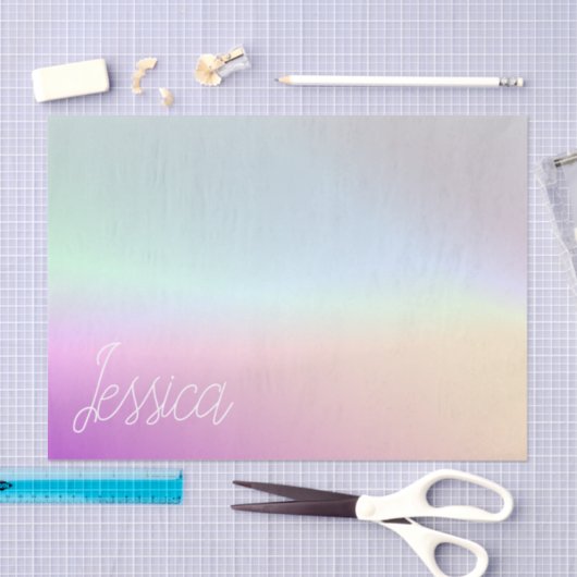 Cool Kleurrijke Ombre Gradients & Uw Script Tissuepapier (Craft)