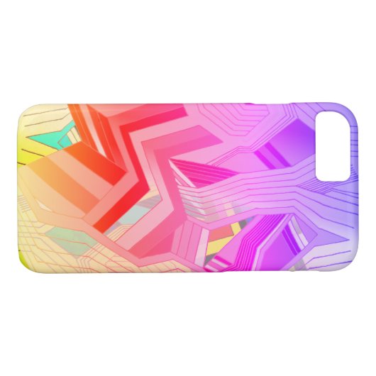 Cool Kleurrijke Telefoonhoes Case-Mate iPhone Case (Achterkant (Horizontaal))