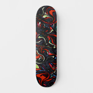 Cool Kleurrijke Urban Abstracte Street Art Geïnspi Persoonlijk Skateboard