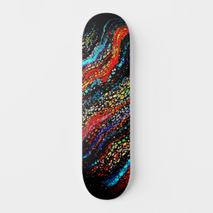 Cool Kleurrijke Urban Abstracte Street Art Geïnspi Persoonlijk Skateboard